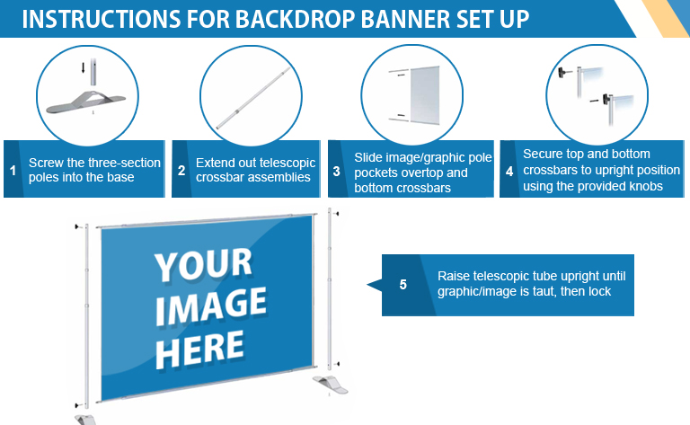 Backdrop Banner Set Up Instructions [Ultimate Guide]