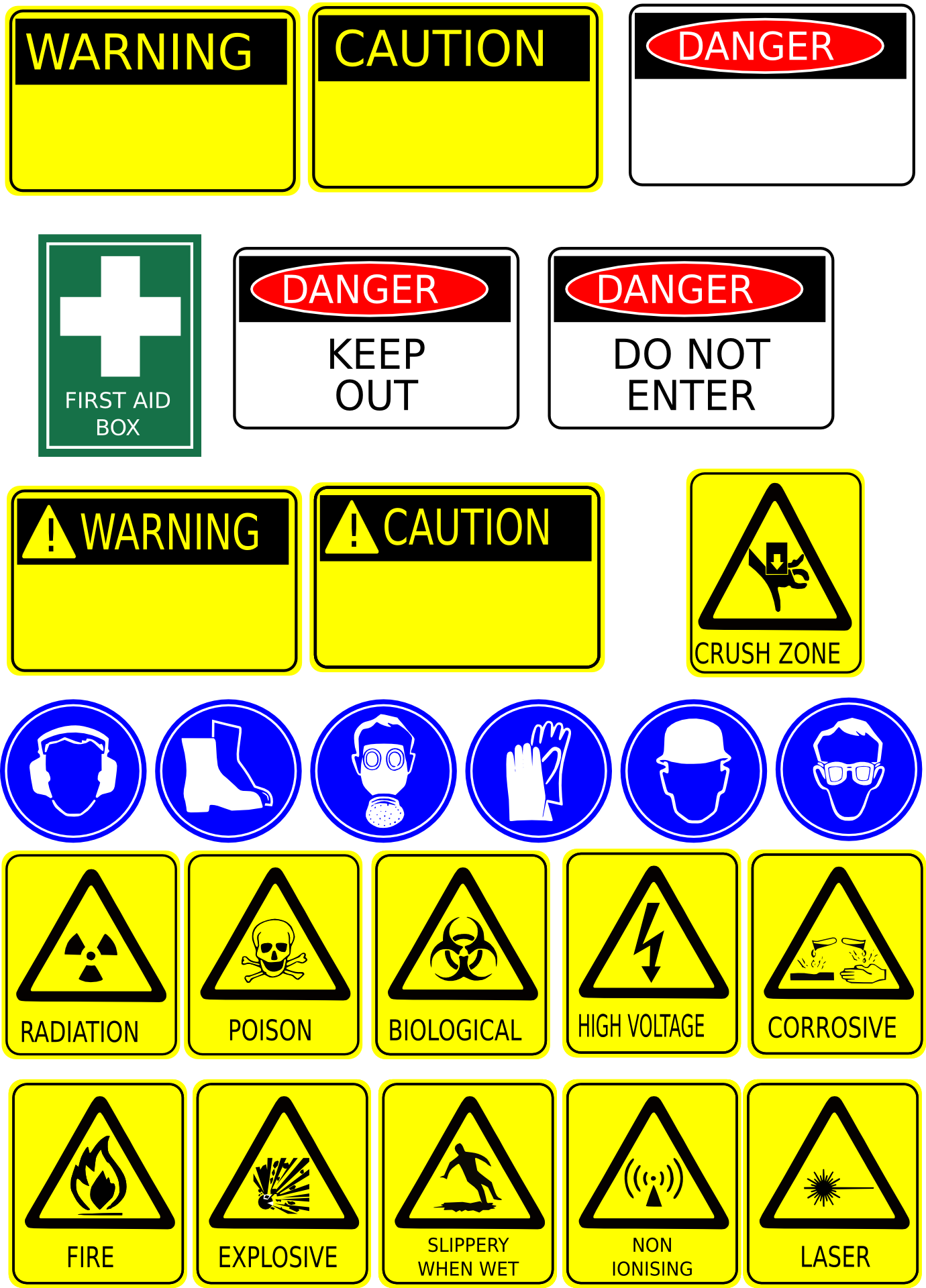 Safety Signs Az Banners - Riset